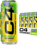 C4 Performance Energy Drink Cosmic Rainbow, Zero Sugar Carbonated Preworkout Energy, 200mg Caffeine with Beta Alanine, 16 Fl Oz (12 Pack), Packaging May Vary