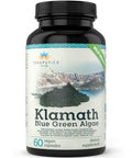 Premium Klamath Lake Blue Green Algae - More Powerful Than Spirulina And Chlorella Supplements | Pure Chlorophyll Rich Superfood