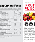 Kaged Sport Pre Workout Powder for Men & Women Fruit Punch 20 Servings