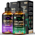 NUTRAHARMONY Organic Oregano Oil & Biotin, Collagen Drops