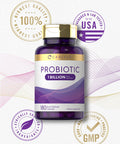 Carlyle Probiotic For Women & Men'S Digestive Health | 1 Billion Cfu | 180 Quick Release Capsules | 1 Lactobacillus Pill A Day