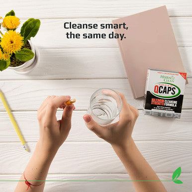 Herbal Clean Qcaps Detox Cleanse SameDay Discreet Detox Capsules 4 Count