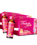 AFC Japan Tsubaki Ageless Beauty Collagen Drink from Japan with 10,000mg Marine Collagen Peptides + 500mg Royal Jelly + Hyaluronic + Vitamin Bs & C for Skin Revitalization (1.69fl.ozx10sx3)