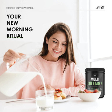 Multi Collagen Protein Powder (400g) - Types I, II, III, V & X - Hydrolyzed Grass Fed Bovine, Wild Caught Fish, & -Range Chicken & Eggshell Collagen. Non-GMO, Halal.