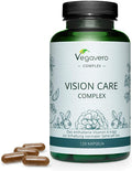 Eye Vitamins VegaveroÃƒâ€šÃ‚Â® | Lutein, Zeaxanthin, Bilberry, Beta Carotene Extracts, Vitamin B2 & Zinc | 120 Vegan Capsules