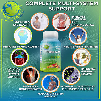 All Day Vegan Supplement Overall Health Support Vegan Whole Food Multivitamin With Iron Liposomal Vitamin C 1500Mg And Optimal Dim Diindolylmethane Plus Supplement 200Mg