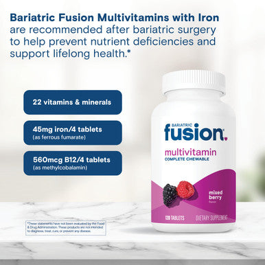 Bariatric Fusion Multivitamin With Iron Complete Chewable