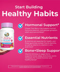 Maryruth Organics, Sugar Free, Vegan Vitamin Gummy, Immune Support Daily Multivitamin + Chasteberry, Hair, Skin And Nail For Women, 60 Count, Pack Of 1