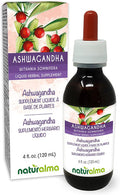 Naturalma Ashwagandha (Withania Somnifera) Root Alcohol-Free Tincture - 4 Fl Oz Liquid Extract In Drops - Herbal Supplement - Vegan