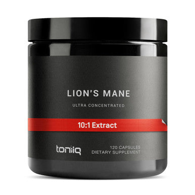 18,000mg 10x Concentrated Ultra High Strength Extract Made with Organic Lions Mane 30% Polysaccharides Highly Concentrated and Bioavailable 120 Veggie Capsules