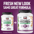 Force Factor Vegan Plant Protein Plant-Based Protein + Greens Greens Powder with 20g Plant Based Protein Digestive Enzymes and Fiber Cinnamon Cereal Flavor 20 Servings (Packaging May Vary)