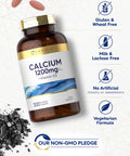 Carlyle Calcium 1200Mg With Vitamin D3 | 300 Caplets | Non-Gmo, Gluten Free, And Vegetarian