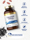 Carlyle Calcium 1200Mg With Vitamin D3 | 300 Caplets | Non-Gmo, Gluten Free, And Vegetarian