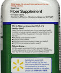 Equate - Fiber Supplement, 90 Chewable Tablets (Compare To Fiber Choice)