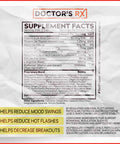 EPN Supplements Doctor'S Rx | #1 Rated Hormone Balancer For Women | Clinically Tested Support For Pms, Menopause, Bloating & Fatigue | Ultra Strength Formula + 14 Ingredients | 3Rd Party Tested - 60 Capsules