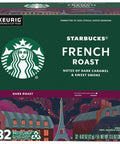 Starbucks K-Cup Coffee Pods, Dark Roast Hot or Iced Coffee, French Roast, 96 Keurig Pods