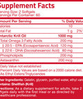 Bronson Antarctic Krill Oil 1000 mg with Omega-3s EPA DHA Astaxanthin and Phospholipids 120 Softgels