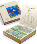 Lazi ka Lazika Herbal Tea Variety Pack Relaxation Tea Assortment Tea Sampler Set Assorted Tea Variety Pack with Pyramid Tea Bags Herbal Teas Tea Set 54 Counts