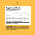 Amandean Magnesium L-Threonate Complex Magtein Glycinate Malate Supplement 90 Veggie Capsules High Absorption Bisglycinate Chelate + DiMagnesium Malate. Brain Health Memory, Focus Sleep Calm*.