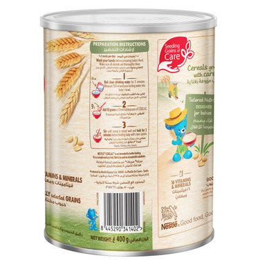 Cerelac Nestle Cerelac Infant Cereals with Iron + Wheat & Date Pieces From 8 Months 400g