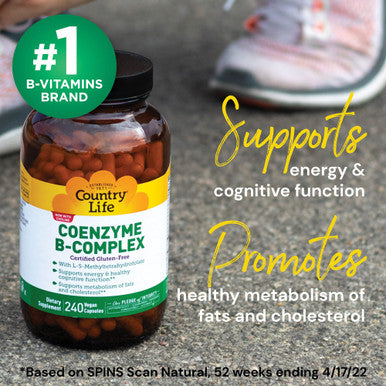 Country Life Coenzyme B-Complex 60 Vegi-Caps