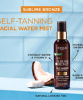 L'Oreal Paris Sublime Bronze Self Tanning Facial Mist Water-Based Formula Coconut Water & Vitamin E 3 Fl. Oz