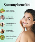 Biotin Shampoo And Conditioner Set - Sulfate & Paraben Shampoo And Conditioner With Biotin And Rosemary For All Hair Types - Volumizing Hair Care Set