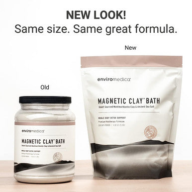 Enviromedica Magnetic Clay - Ancient Minerals Magnesium Bath Flakes - Natural Detox - High-Absorption Efficiency for Relaxation, Wellness & Muscle Relief
