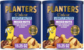 PLANTERS Unsalted Mixed Nuts, Cashews, Pistachios, Almonds, Brazil Nuts, and Pecans, Plant-Based Protein Snacks, 15.25 oz Canister