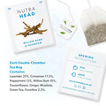 Nutra Tea NUTRAHEAD - Migraine Relief Tea | Headache Relief Tea - For Migraine & Tension Headache Relief - Includes Feverfew Willow Bark & Rhodiola - 20 Enveloped Tea Bags - by - Herbal Tea