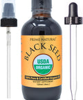 PRIME NATURAL Organic Black Seed Oil 4Oz - Cold Pressed Unrefined High Thymoquinone 1.7% Usda Certified - Turkish Origin Potent Nigella Sativa Liquid - Vegan Omega 3 6 9, Antioxidant Immune Boost Joints Skin Hair