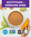 New Chapter Energy Supplement - Perfect Energy Multivitamin for Balanced Energy + Stress Support with B Vitamins + Vitamin D3 + Organic Non-GMO Ingredients - 96 c