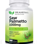 USA Grown Saw Palmetto | 180 Capsules Prostate Health Supplement | Hair Growth for Men & Women | Support to Help Maintain Normal Urination Frequency & Natural DHT Blocker to Help Prevent Hair Loss