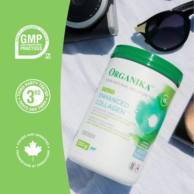 Organika Enhanced Collagen Vitality With Organic Matcha Powder- Sustained Energy And Antioxidant Collagen- 250G