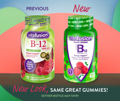 Vitafusion Extra Strength Vitamin B12 Gummy Vitamins For Energy Metabolism Support And Nervous System Health Support, Cherry Flavored, America'S Number 1 Brand, 45 Day Supply, 90 Count