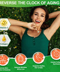 Nature Target Multi-Collagen-Peptides-Powder - Hydrolyzed Collagen With Energy Blend + Multivitamin & Minerals, Supports Energy Skin Hair Nail & Joint, Non-Gmo, 35 Servings