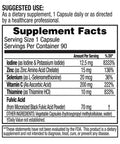 Dr. Tennant'S Iodine Plus | Lugol'S Iodine & Potassium Iodide Capsules With Must-Have Co-Factors Selenium, Zinc & Fulvic | Suppor