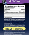 Natural Vitality Calm Sleep Melatonin | with Ashwagandha L-Theanine & GABA | Mixed Berry Flavored Drink Mix Supplement| Non-GMO & Vegan Formula | 16oz