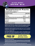 Natural Vitality Calm Sleep Melatonin | with Ashwagandha L-Theanine & GABA | Mixed Berry Flavored Drink Mix Supplement| Non-GMO & Vegan Formula | 16oz
