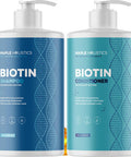 Hair Loss Supplement Plus Biotin Shampoo And Conditioner Set - Biotin Hair Growth Pills For Men And Women Plus Volumizing Shampoo And Conditioner Bundle With Biotin For Thinning Hair