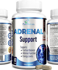 YUMMYVITE Adrenal Support, Cortisol Manager, Adrenal Health, Maintain Balanced Cortisol Levels, Stress Relief Supplement With Ashwagandha, L-Tyrosine - 60 Capsules