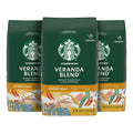 Starbucks Ground Coffee, Starbucks Blonde Roast Hot or Iced Coffee, Veranda Blend, 28 oz