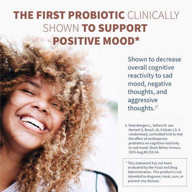 Klaire Labs Mood Probiotic Powder Target Gb-X With Bifidobacterium & Lactobacillus, Clinically Demonstrated To Promote Positive Mood, Shelf-Stable & Hypoallergenic For Men & Women (30 Packets)