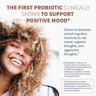 Mood Probiotic Powder - Klaire Labs Target gb-X with Bifidobacterium & Lactobacillus, Clinically Demonstrated to Promote Positive Mood, Shelf-Stable & Hypoallergenic for Men & Women (30 Packets)