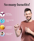 Thicker Hair Growth Vitamins For Women - Extra Strength Biotin And Collagen Supplement With Healthy Hair Vitamins For Hair Loss - Visibly Stronger And Fuller Hair Growth Supplement (1 Month) (Womens)