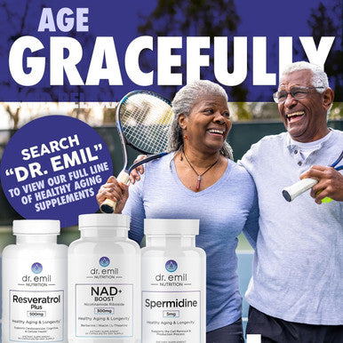 Dr. Emil Nutrition Nad+ Boost - Nicotinamide Riboside Supplement For Longevity, Healthy Aging & Cellular Regeneration - Nad Supplement With With Berberine, L-Theanine & Niacin - 30-Day Supply