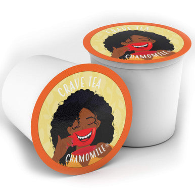 Crave Beverages Tea Pods Chamomile for Keurig K Cup Brewers 40 Count