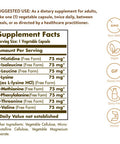 Solgar Essential Amino Complex 90 Vegetable Capsules - Free Form Essential Amino Acids - Non-Gmo Vegan Gluten Free Dairy Free Kosher - 90 Servings
