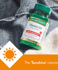 Nature's Bounty Vitamin D3 25 G (1000 Iu) Tablets - Pack Of 100 Tablets One-A-Day - High Strength Vitamin D - Bone Muscle And Immunity Support - Suitable For Vegetarians