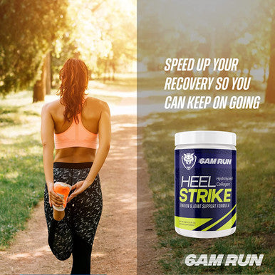 6AM RUN Heel Strike Hydrolyzed Collagen Powder Unflavored Collagen Peptides Powder for Running Keto/Vegan Friendly Collagen Protein Powder for Men and Women Collagen Supplements for Health
